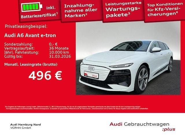 Weiß Gebraucht 2025 Audi A6 e-tron Sport Kombi | 55.280 € - Bild 1/3