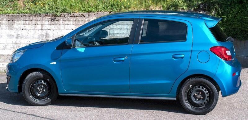 Gebraucht Mitsubishi Space Star Edition+ 80 PS (58 kW) 2016 Blau Kleinwagen