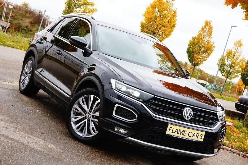 Schwarz Gebraucht 2018 VW T-Roc Sportline SUV | 18.990 € (Superpreis) - Bild 1/4