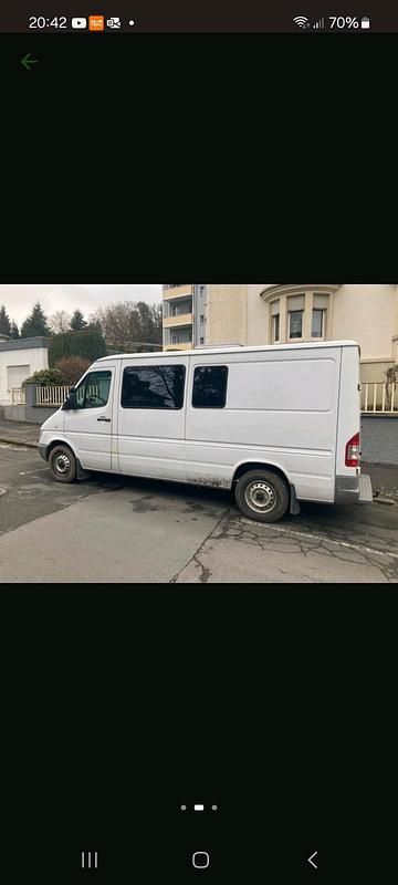 Gebraucht Mercedes Sprinter 131 PS (96 kW) 2003 Weiß Van