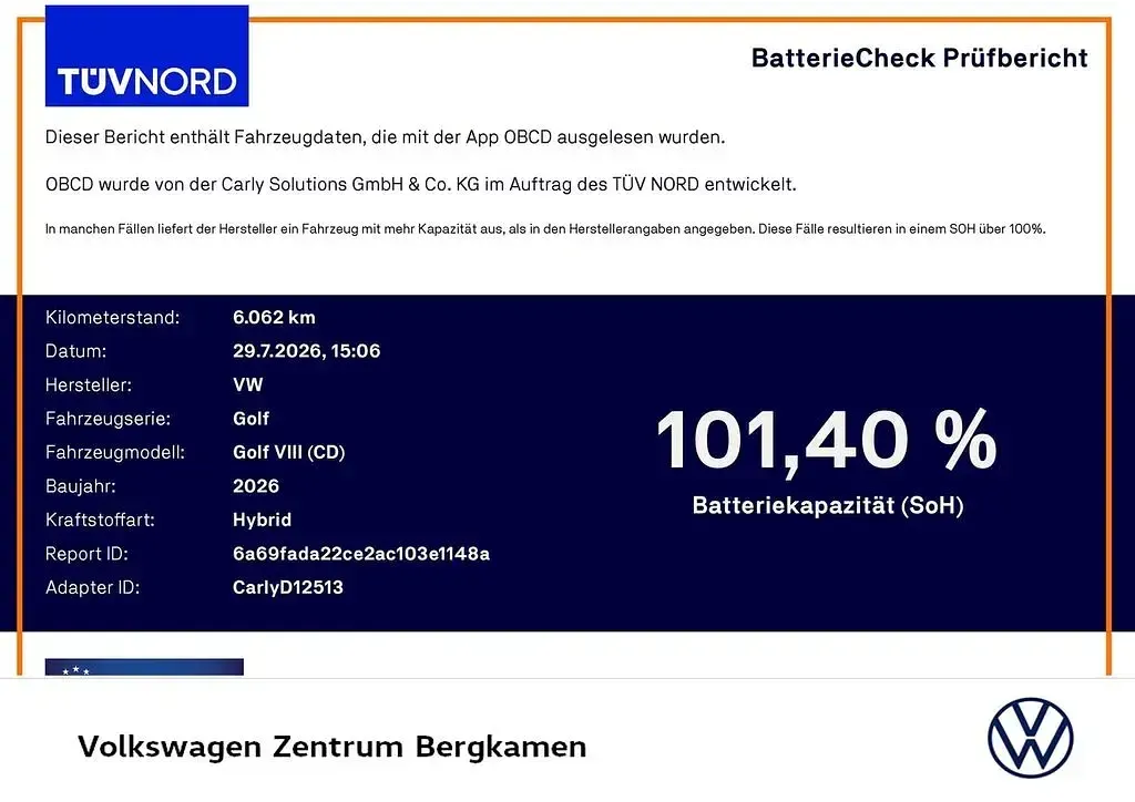 Gebraucht VW Golf VIII GTE 272 PS (200 kW) 2025 Oyster silver metallic Limousine