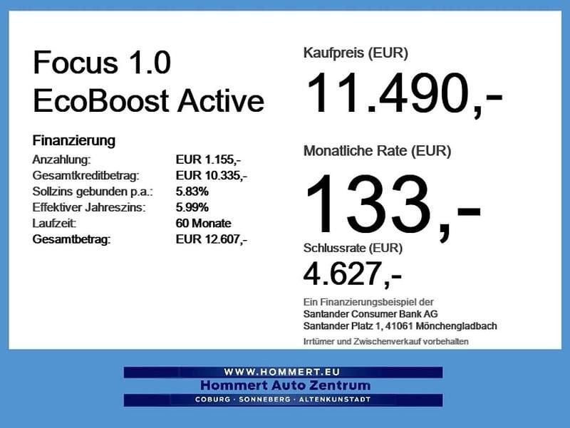 Second-hand Ford Focus Active 125 CP (91 kW) 2019 Roșu Berlinǎ