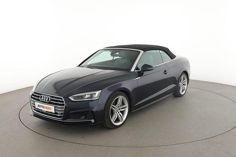 Blau Gebraucht 2017 Audi A5 Cabriolet Sport Cabrio | 23.030 € (Fairer Preis) - Bild 1/3