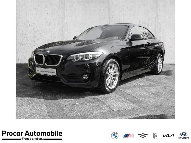 Schwarz Gebraucht 2021 BMW 218 Sport Line Coupé | 23.490 € (Fairer Preis) - Bild 1/4