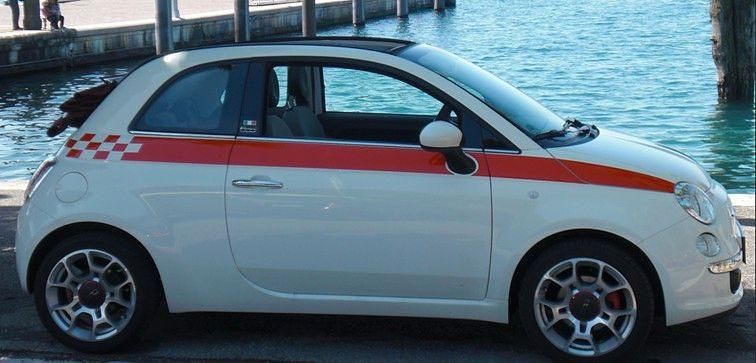 Weiß Gebraucht 2010 Fiat 500C Lounge Cabrio | 6.300 € (Fairer Preis) - Bild 1/4