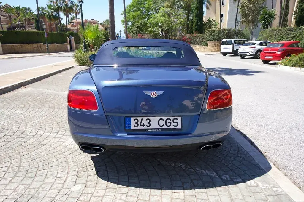 Gebraucht Bentley Continental GT Convertible 507 PS (372 kW) 2013 Blau Cabrio
