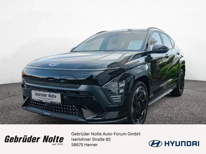 Abyss black Neu 2025 Hyundai Kona N Line SUV | 37.590 € (Fairer Preis) - Bild 1/1
