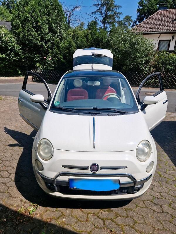 Weiß Gebraucht 2008 Fiat 500 Kleinwagen | 4.200 € - Bild 1/4