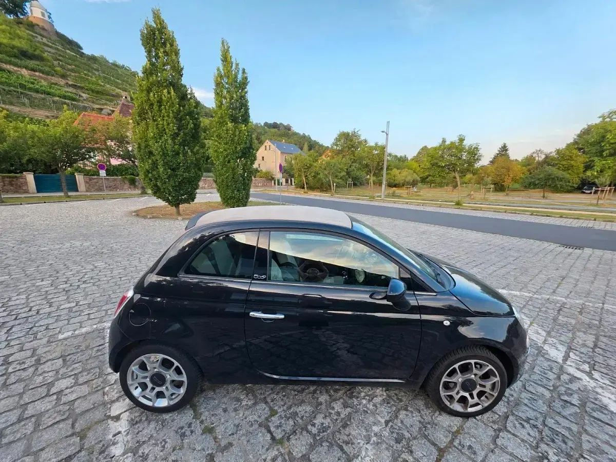 Gebraucht Fiat 500 69 PS (50 kW) 2010 Schwarz Cabrio