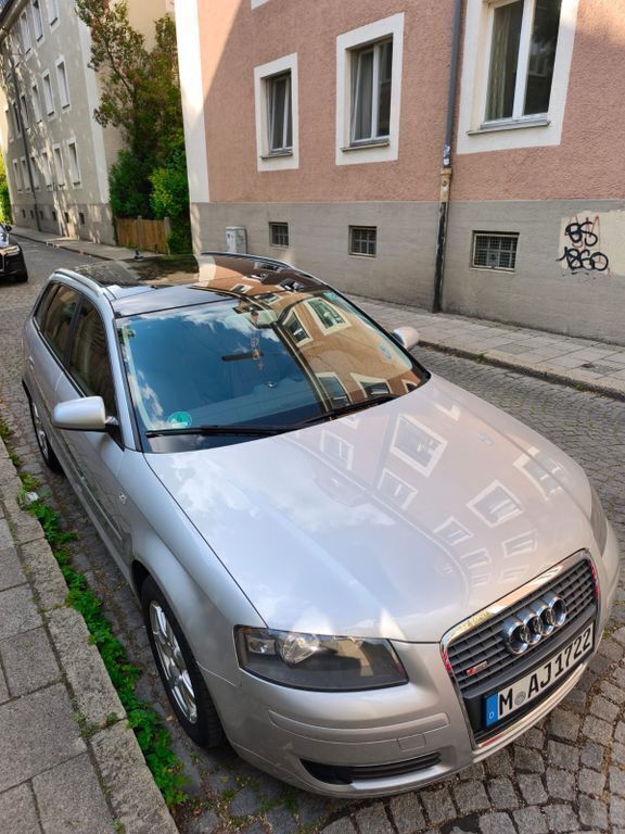 Grau Gebraucht 2007 Audi A3 Sportback S-Line Limousine | 4.300 € (Guter Preis) - Bild 1/4
