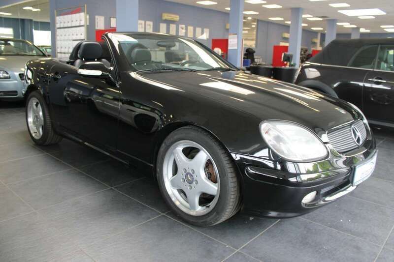 Schwarz Gebraucht 2000 Mercedes SLK200 Cabrio | 10.780 € - Bild 1/4