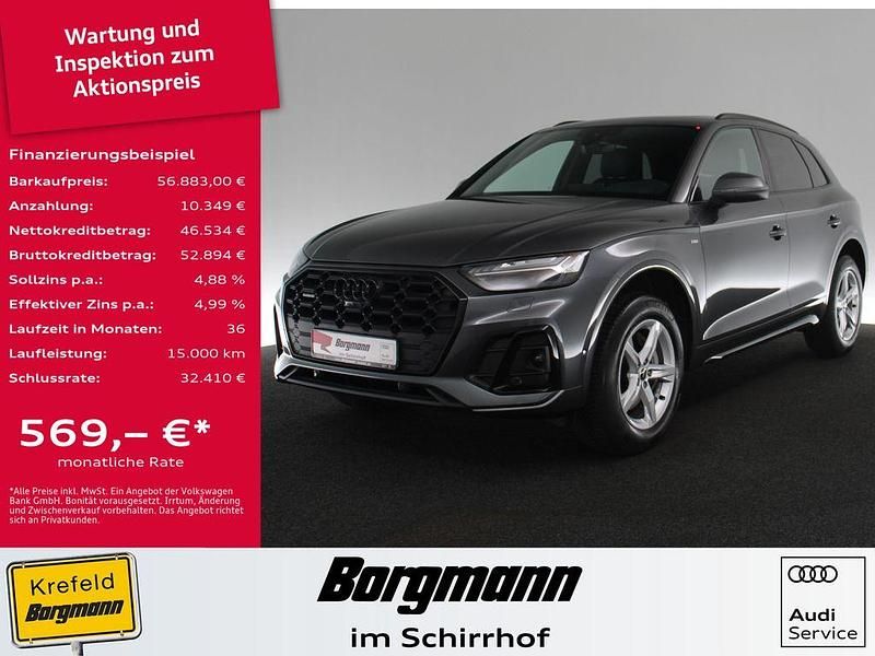 Grau / daytonagrau perleffekt Gebraucht 2024 Audi Q5 S-Line SUV | 55.774 € (Teuer) - Bild 1/4