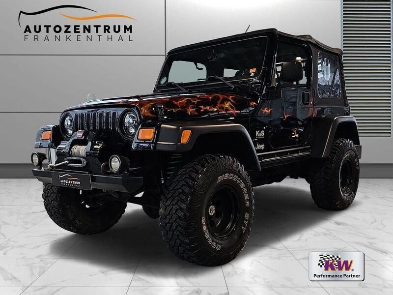 Schwarz Gebraucht 2004 Jeep Wrangler Rubicon SUV | 39.990 € - Bild 1/4