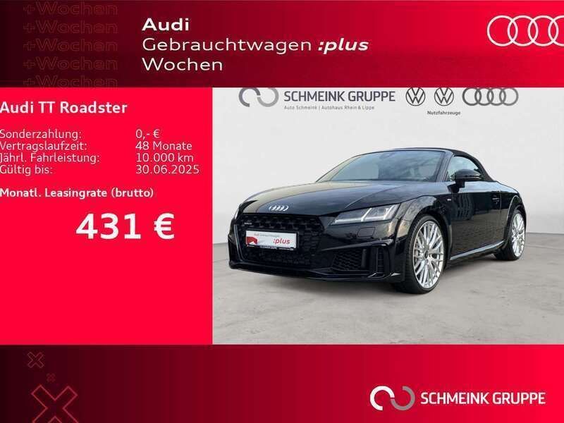 Mythosschwarz metallic Gebraucht 2023 Audi TT S-Line | 43.770 € (Fairer Preis) - Bild 1/4