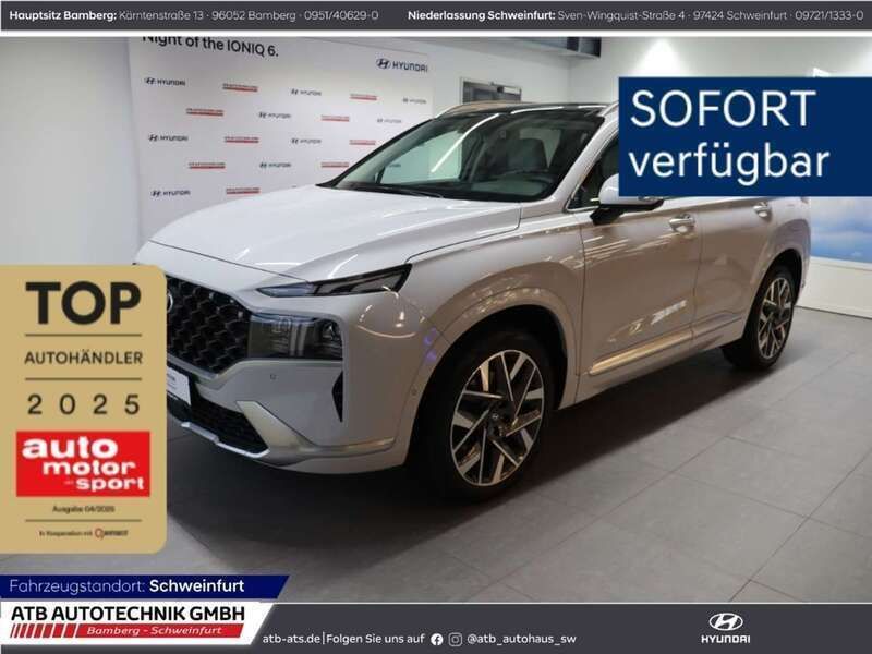 Mic (weiss Gebraucht 2023 Hyundai Santa Fe Signature SUV | 43.860 € (Fairer Preis) - Bild 1/3