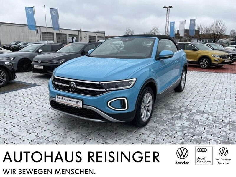 Teal blue (blau) Gebraucht 2024 VW T-Roc Cabriolet Style Cabrio | 32.900 € (Guter Preis) - Bild 1/4