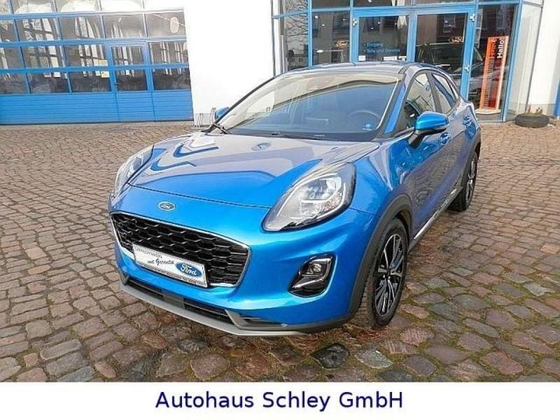 Dynamicblau metallic Gebraucht 2024 Ford Puma Titanium X SUV | 22.990 € (Fairer Preis) - Bild 1/4