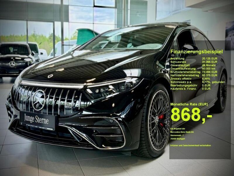 Schwarz Gebraucht 2023 Mercedes EQS 53 AMG AMG Limousine | 80.500 € (Guter Preis) - Bild 1/3