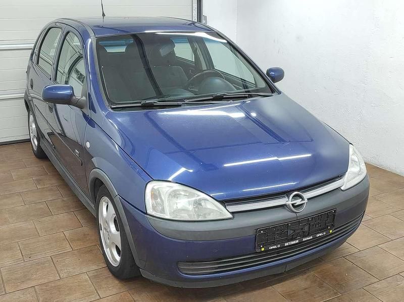 Blau Gebraucht 2003 Opel Corsa Sport Limousine | 799 € (Guter Preis) - Bild 1/4