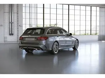 Gebraucht Mercedes C220 AMG 194 PS (142 kW) 2021 Selenitgrau metallic Limousine
