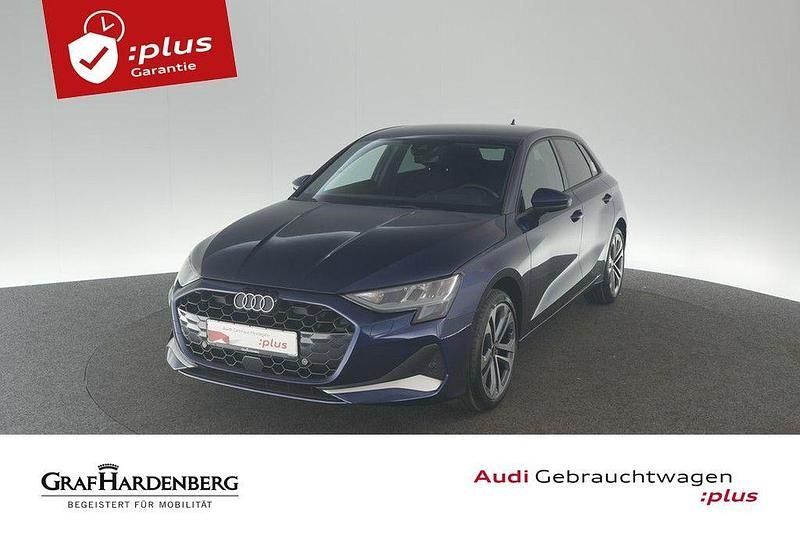 Blau Gebraucht 2024 Audi A3 Sportback Advanced Limousine | 33.530 € (Fairer Preis) - Bild 1/4
