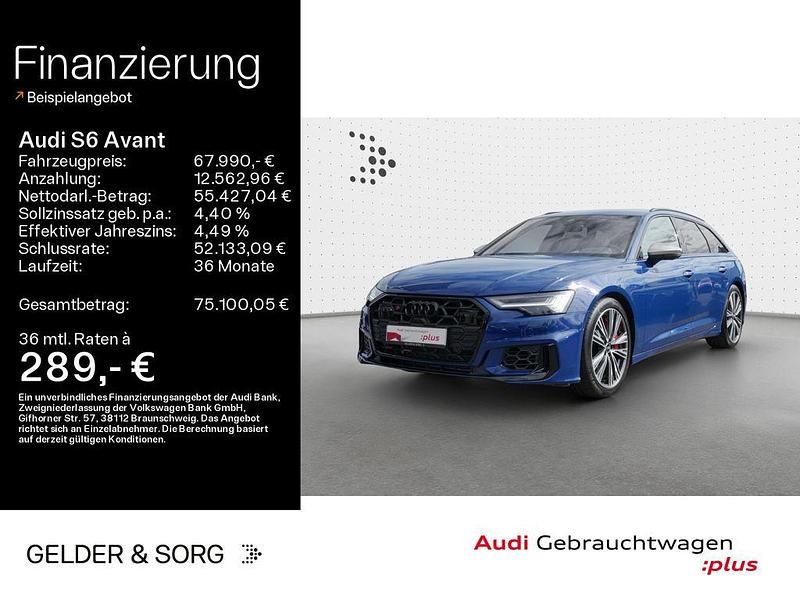 Ascariblau metallic Gebraucht 2024 Audi S6 Performance Kombi | 67.990 € (Fairer Preis) - Bild 1/4