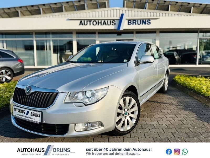 Brilliantsilber metallic Gebraucht 2008 Skoda Superb Elegance Limousine | 7.990 € (Fairer Preis) - Bild 1/4