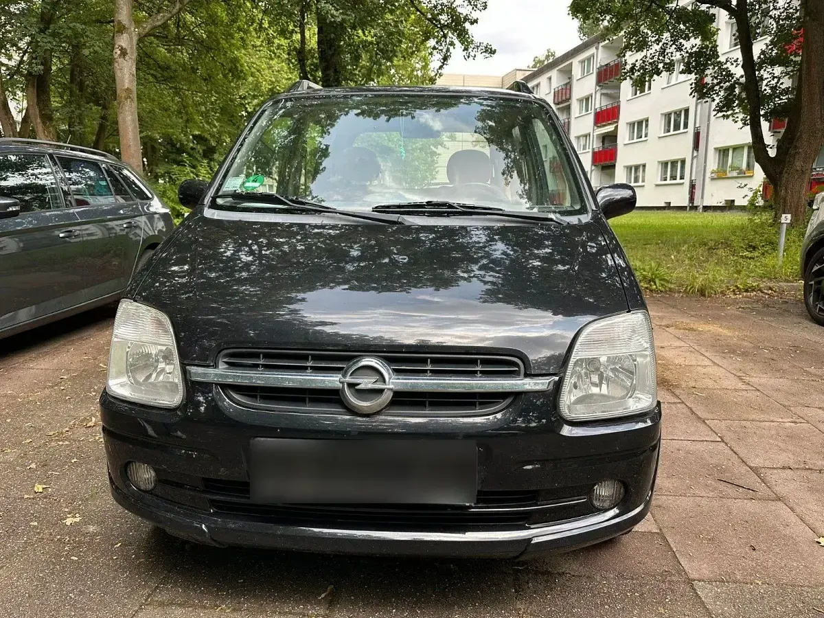 Gebraucht Opel Agila Njoy 75 PS (55 kW) 2002 Schwarz Van / Kleinbus
