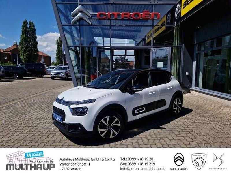 Weiß Gebraucht 2021 Citroën C3 PureTech Kleinwagen | 15.840 € (Etwas zu teuer) - Bild 1/4