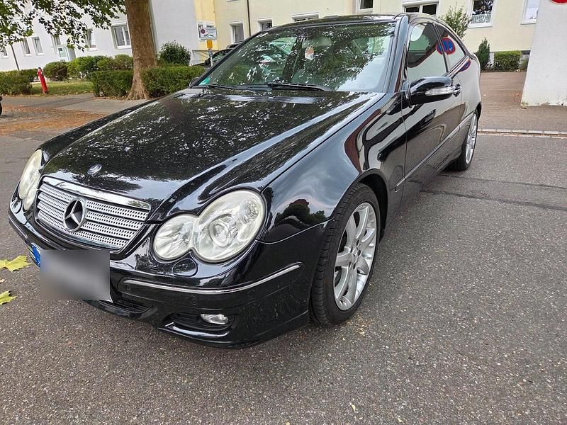 Schwarz Gebraucht 2007 Mercedes C230 Coupé | 4.300 € (Superpreis) - Bild 1/4