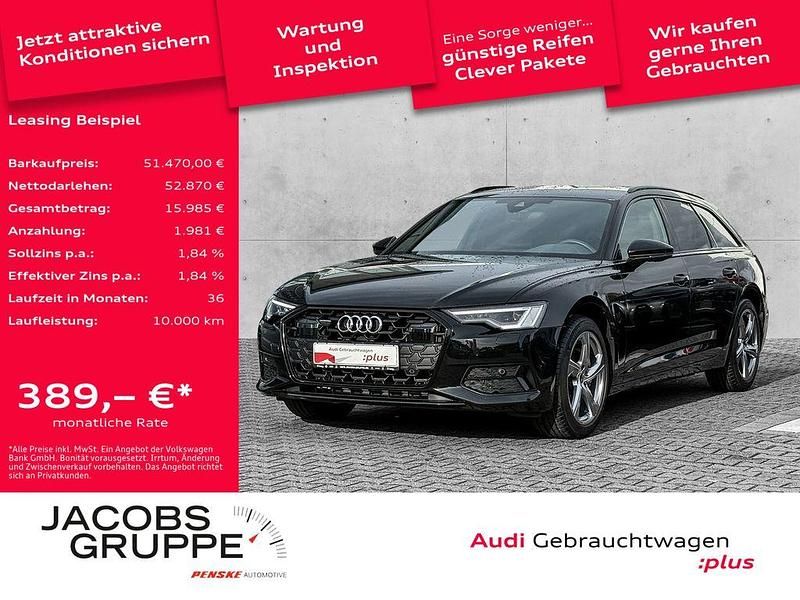 Mythosschwarz metallic Gebraucht 2025 Audi A6 Advanced Plus Kombi | 51.470 € (Fairer Preis) - Bild 1/4