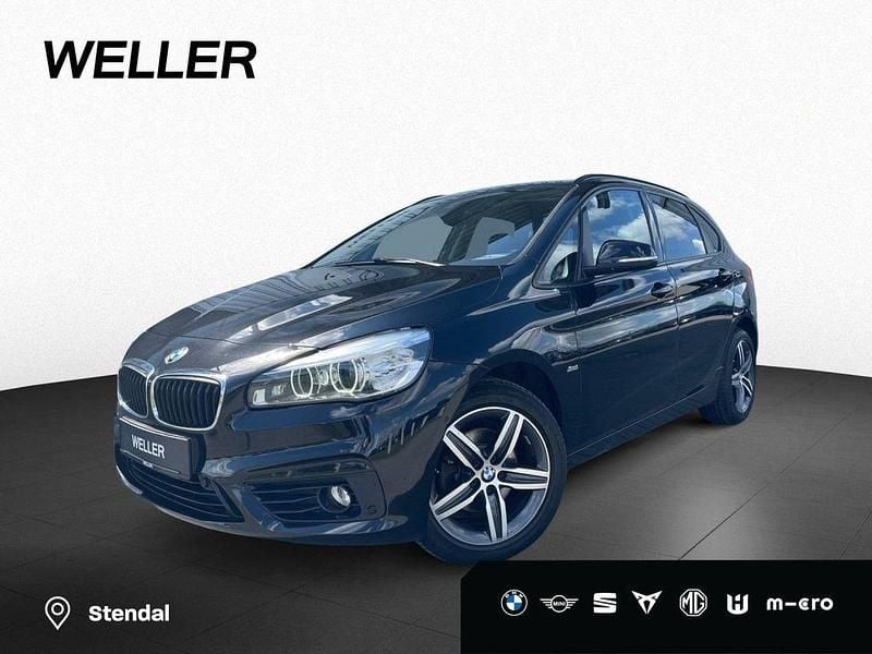 Schwarz Gebraucht 2017 BMW 218 Sport Line Van / Kleinbus | 12.450 € (Superpreis) - Bild 1/4