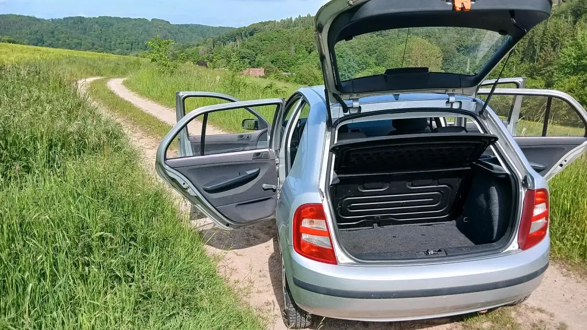 Gebraucht Skoda Fabia 64 PS (47 kW) 2004 Silber Kleinwagen