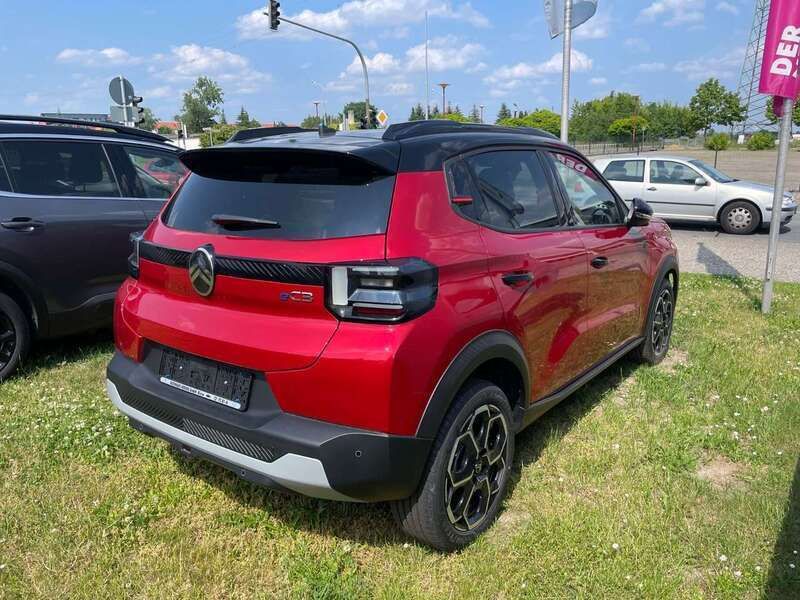 Nowe Citroën e-C3 83 kW (113 KM) 2025 Czerwony Hatchback
