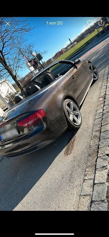 Braun Gebraucht 2011 Audi A5 Cabriolet S-Line Cabrio | 13.000 € (Etwas zu teuer) - Bild 1/4