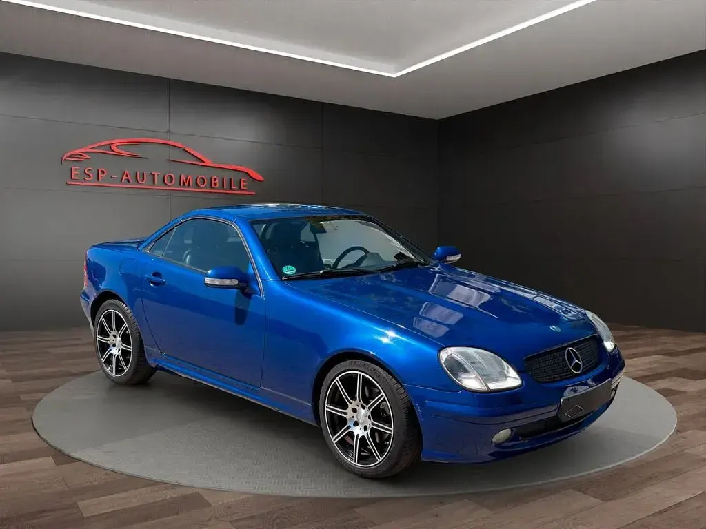 Gebraucht Mercedes SLK200 Edition 163 PS (119 kW) 2001 Blau Cabrio