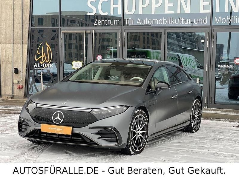 Grau Gebraucht 2022 Mercedes EQS450+ AMG line Limousine | 57.999 € (Guter Preis) - Bild 1/4