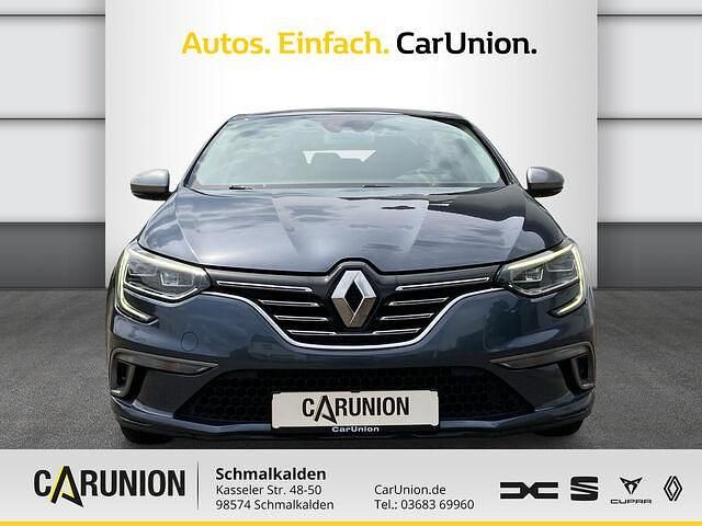 Gebraucht Renault Mégane GT Line GT-Line 132 PS (97 kW) 2017 Titaniumgrau (grau) Limousine