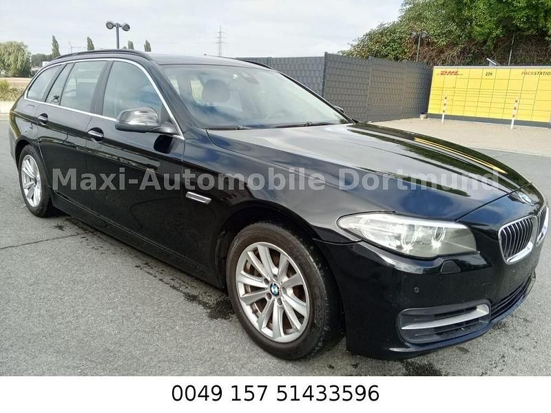 Schwarz Gebraucht 2014 BMW 518 Comfort Edition Kombi | 9.999 € (Fairer Preis) - Bild 1/4