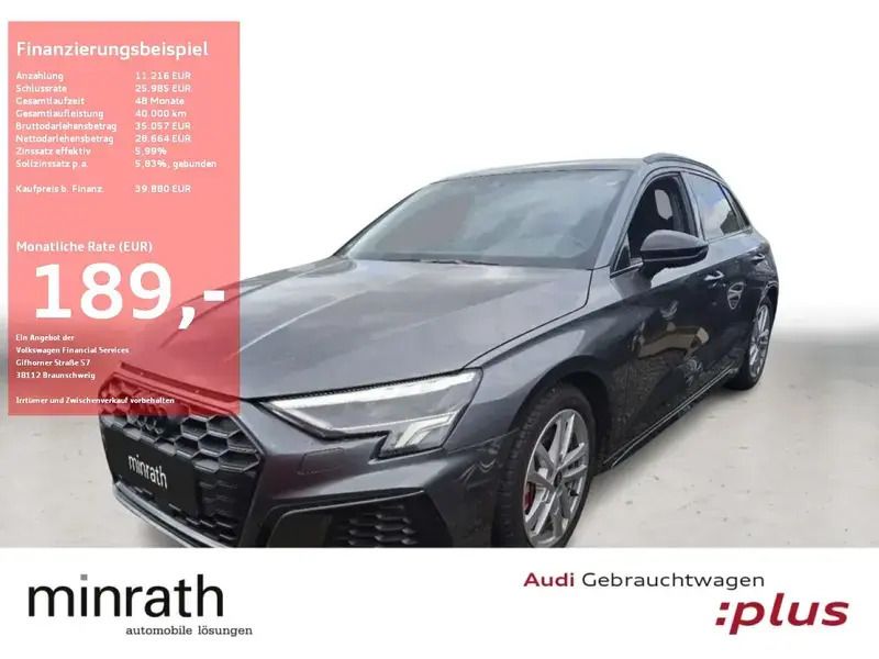 Grau Gebraucht 2023 Audi S3 Ambiente Limousine | 39.880 € (Guter Preis) - Bild 1/4