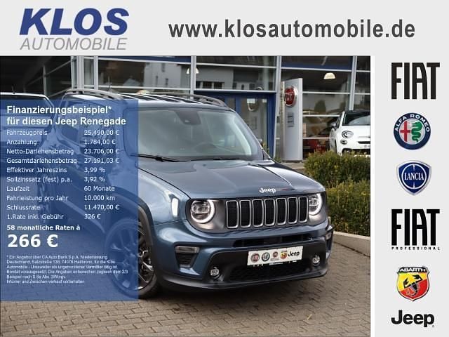 Blau Gebraucht 2024 Jeep Renegade SUV | 25.490 € (Etwas zu teuer) - Bild 1/4