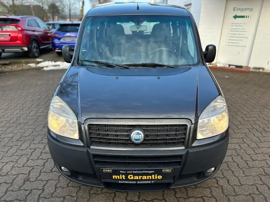 Gebraucht Fiat Doblò Dynamic 77 PS (56 kW) 2007 Grau Van / Kleinbus
