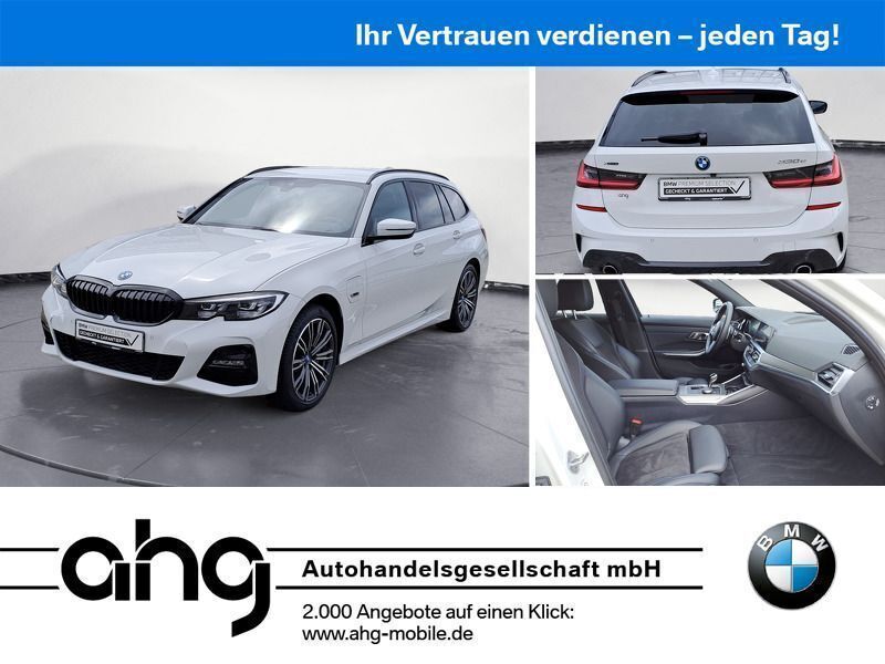 Alpinweiß uni Gebraucht 2022 BMW 330e M Sport Kombi | 31.990 € (Superpreis) - Bild 1/2