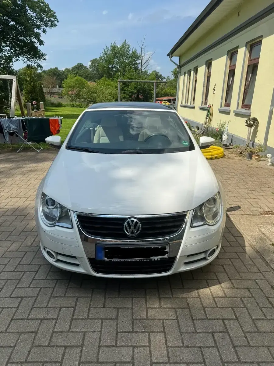 Gebraucht VW Eos 200 PS (147 kW) 2009 Weiß Cabrio