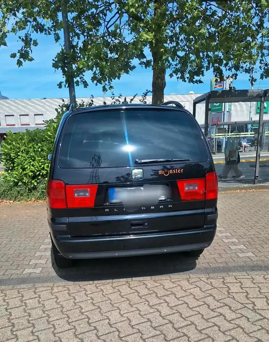 Gebraucht Seat Alhambra 140 PS (102 kW) 2007 Schwarz Van / Kleinbus