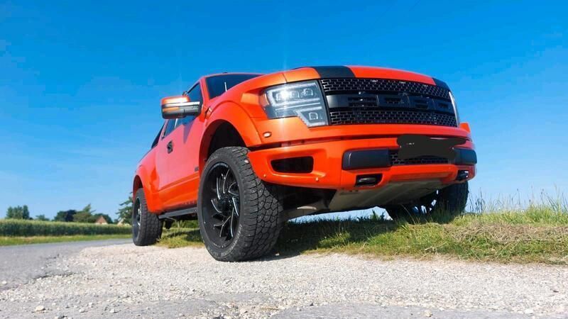 Orange Gebraucht 2013 Ford F-150 Abholung | 38.970 € (Fairer Preis) - Bild 1/4