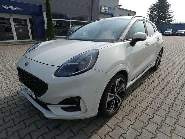 Metropolis weiß metallic Gebraucht 2021 Ford Puma ST-Line X SUV | 17.990 € (Guter Preis) - Bild 1/4