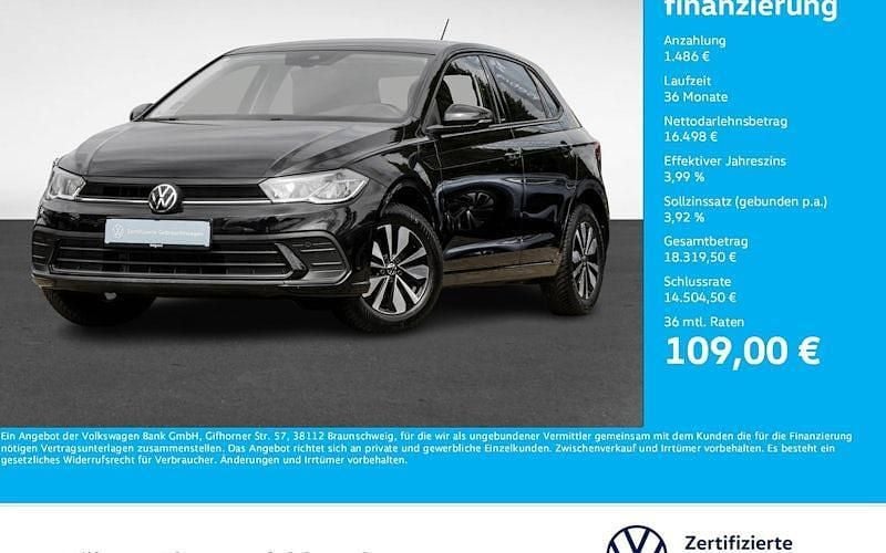 Schwarz Gebraucht 2024 VW Polo Move Limousine | 17.984 € (Guter Preis) - Bild 1/4