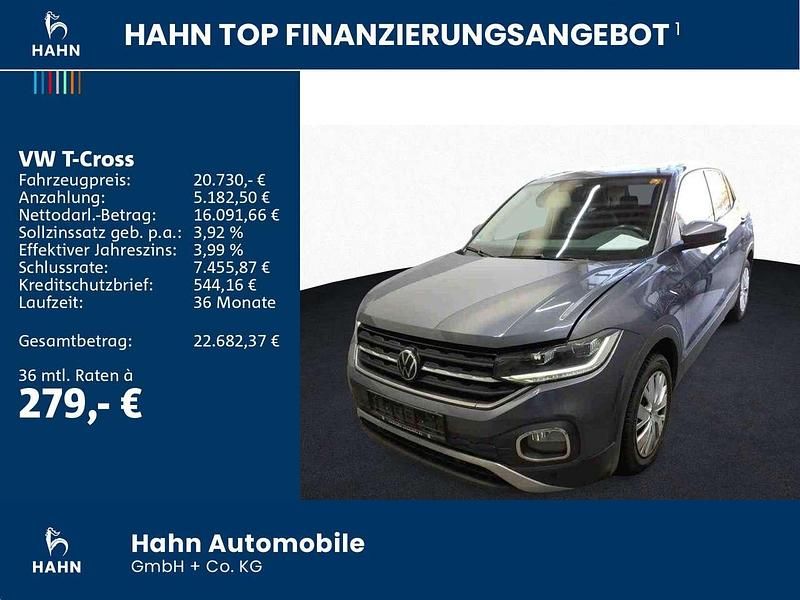 Gebraucht VW T-Cross Style 110 PS (80 kW) 2022 Rauchgrau metallic SUV