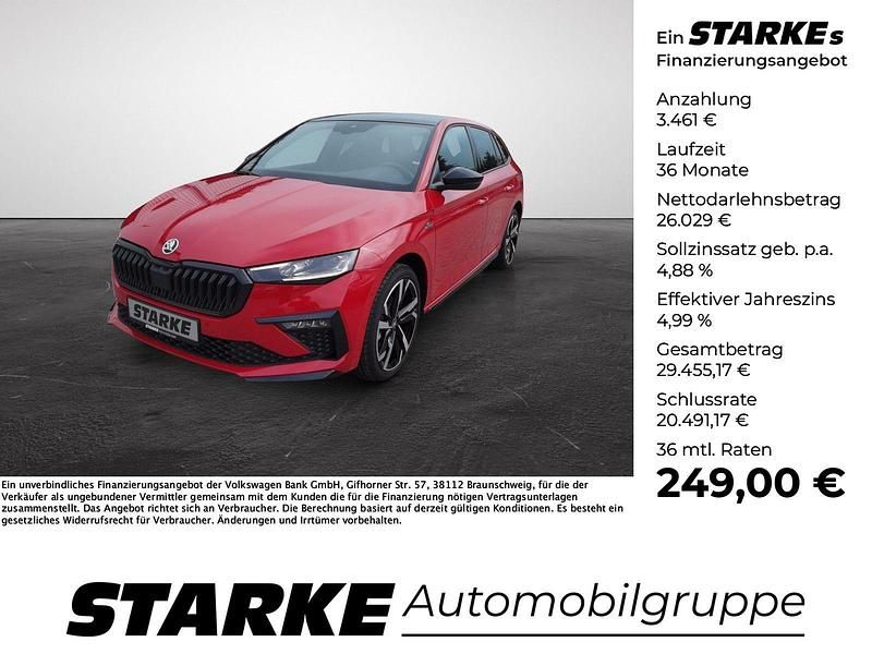 Steelgrau Gebraucht 2025 Skoda Scala Monte Carlo Kleinwagen | 28.930 € (Teuer) - Bild 1/4